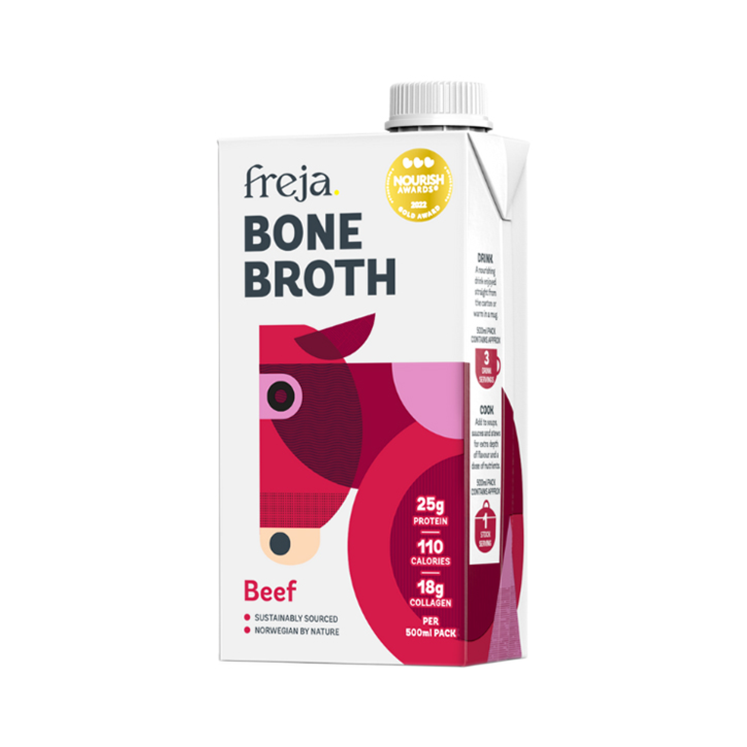 Freja Beef Bone Broth 500ml Holland & Barrett
