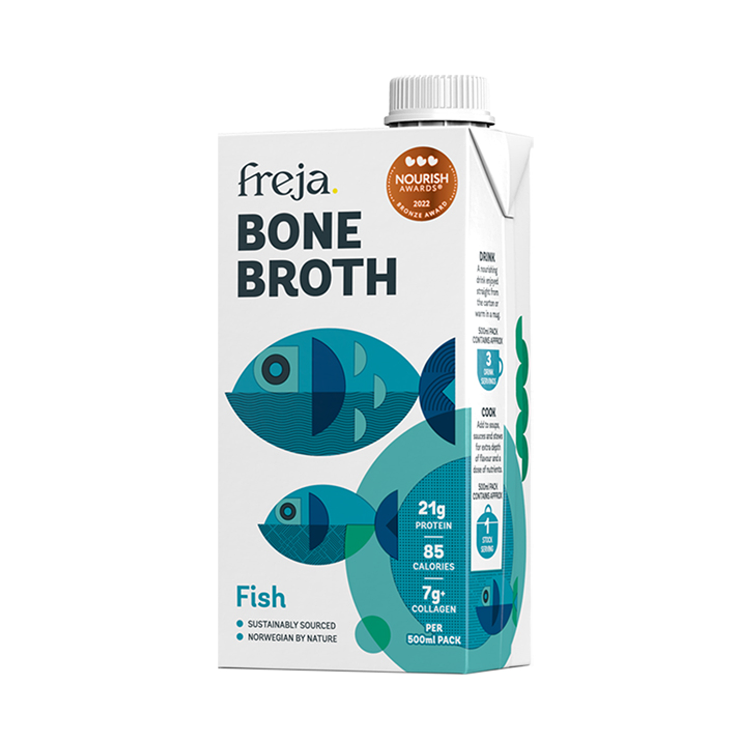 Freja Fish Bone Broth 500ml Holland & Barrett