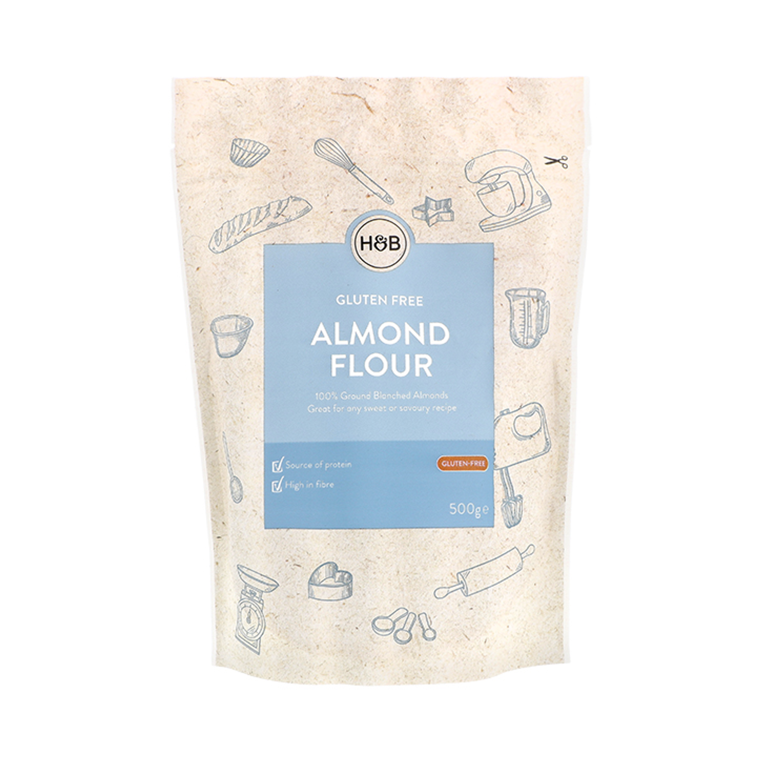 H&B Almond Flour Ground Almonds GF Flour H&B