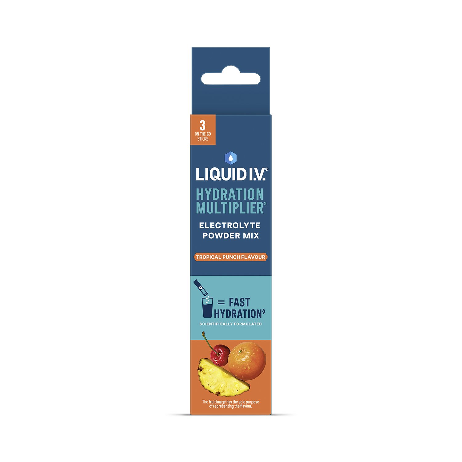 Liquid I.V. Hydration Electrolyte Powder Mix Punch 3 Sachets