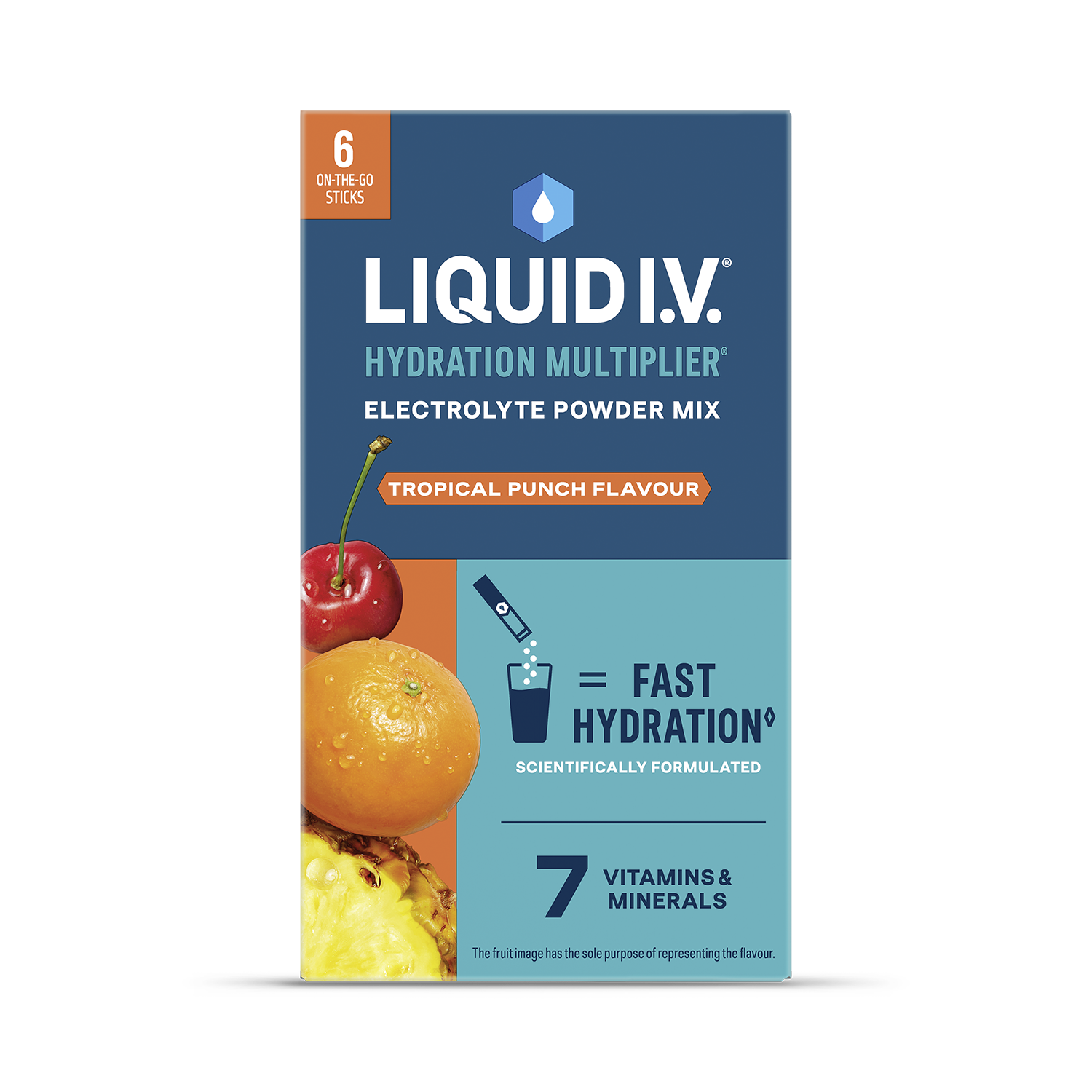 Liquid I.V. Hydration Electrolyte Powder Mix Punch 6 Sachets