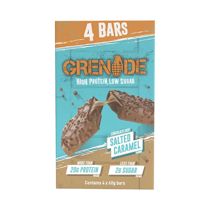 Grenade Salted Caramel Protein Bars 4x 60g |Holland & Barrett