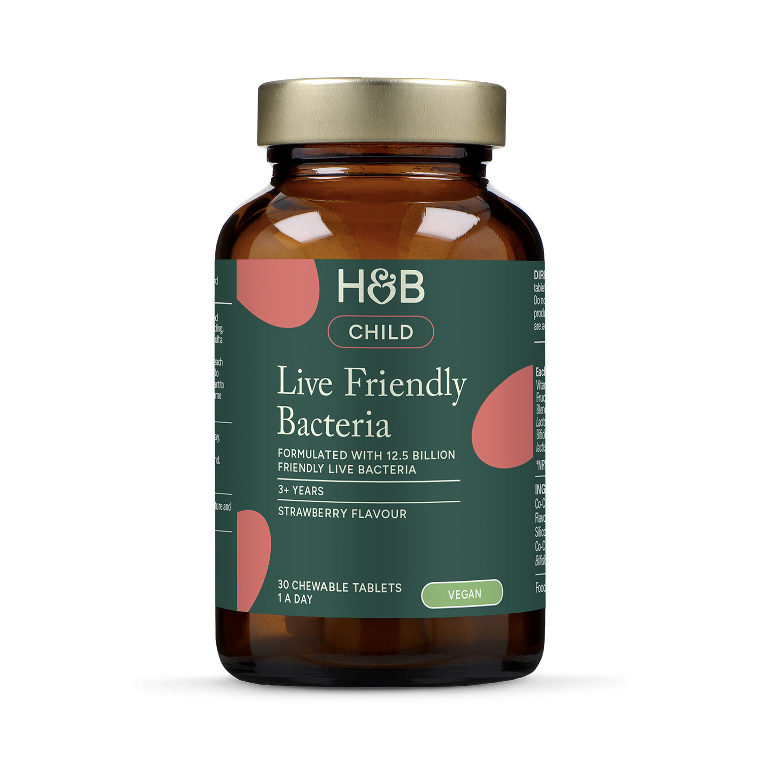 Holland & Barrett Childrens Live Friendly Bacteria 30 Chewable Tablets