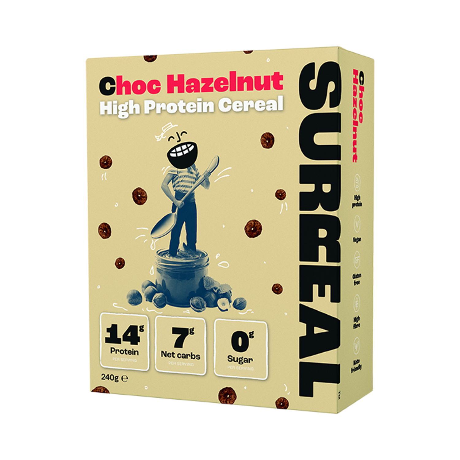 Surreal High Protein Cereal Choc Hazelnut 240g Holland & Barrett