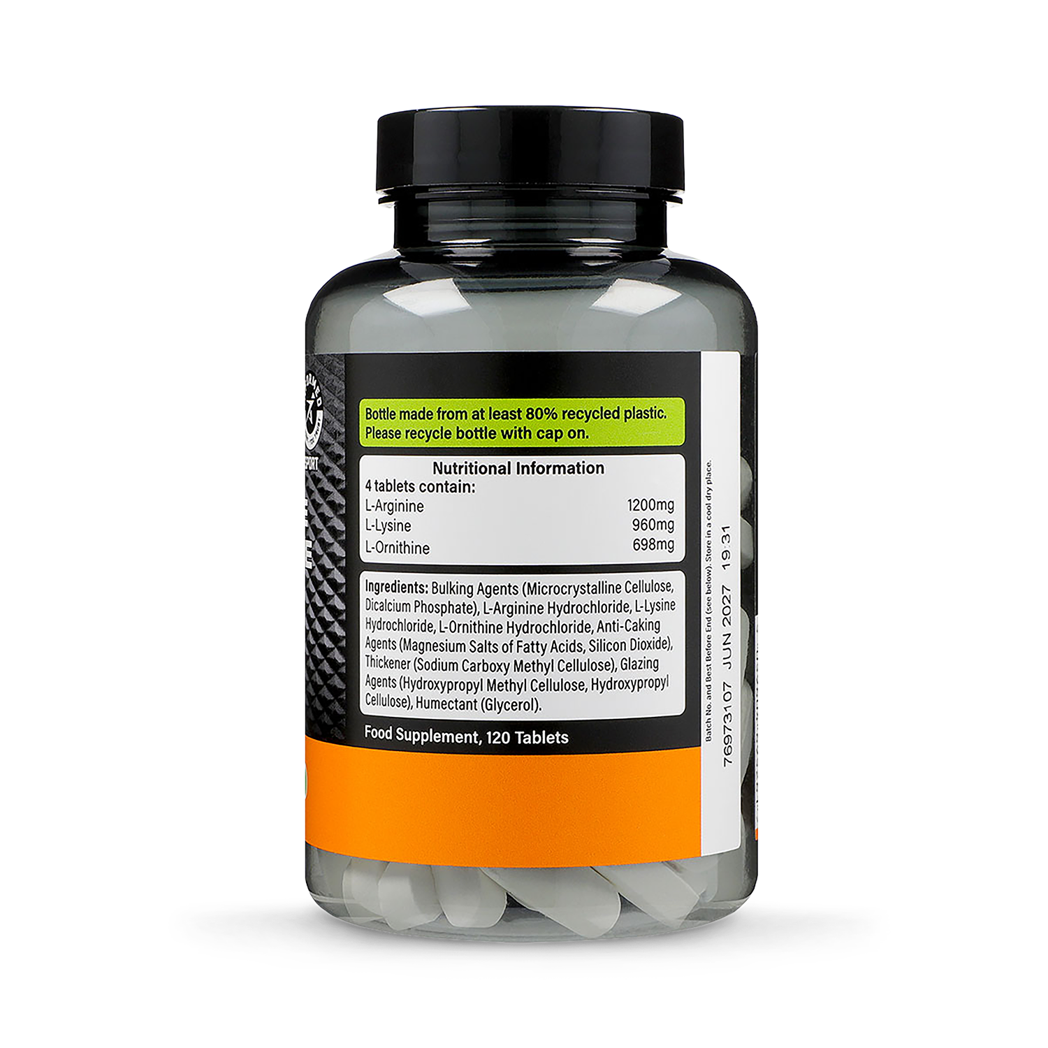l carnitine l arginine l ornithine L-Arginine L-Ornithine L-Lysine 120 Tablets | Amino Acids
