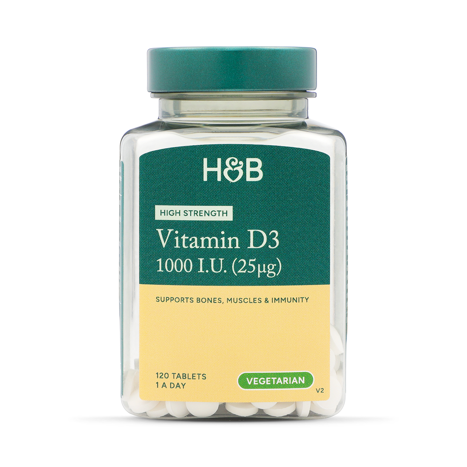 Holland & Barrett Vitamin D 1000 I.U 25ug 120 Tablets