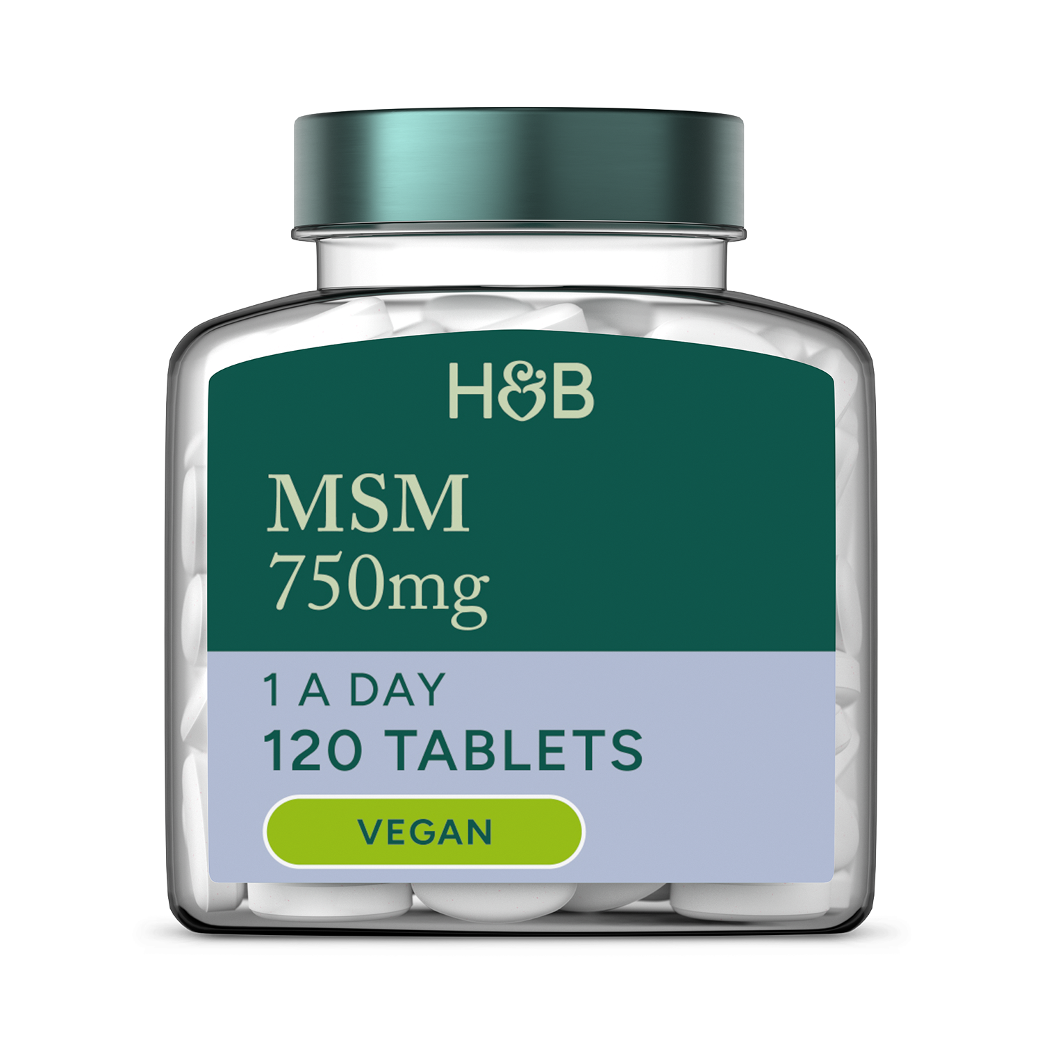 Holland & Barrett MSM 750mg 120 Tablets