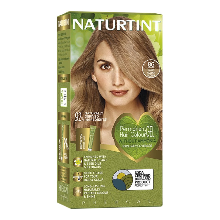 Naturtint Permanent Hair Colour 8G (Sandy Golden Blonde)-1