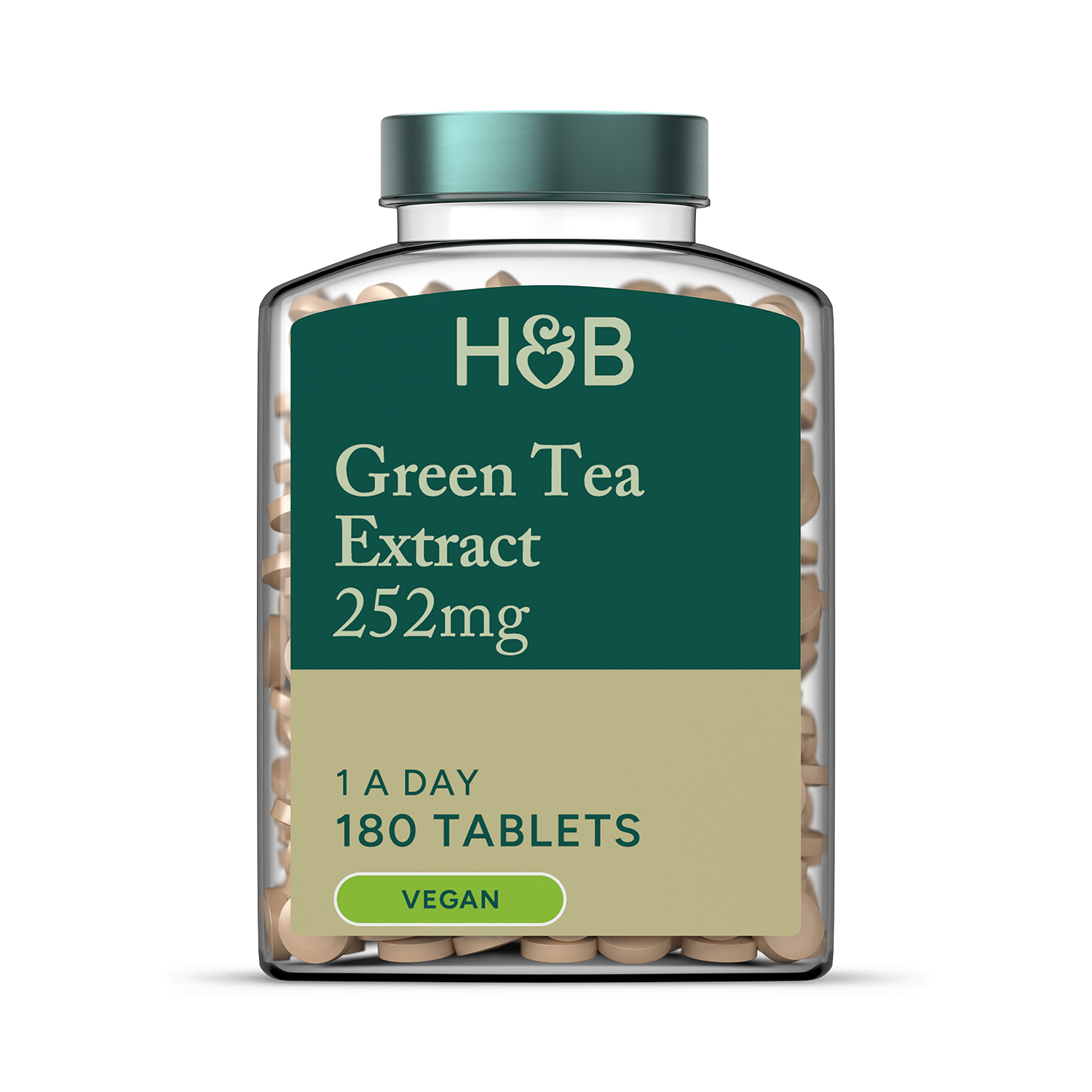Holland & Barrett Green Tea Extract 252mg 180 Tablets