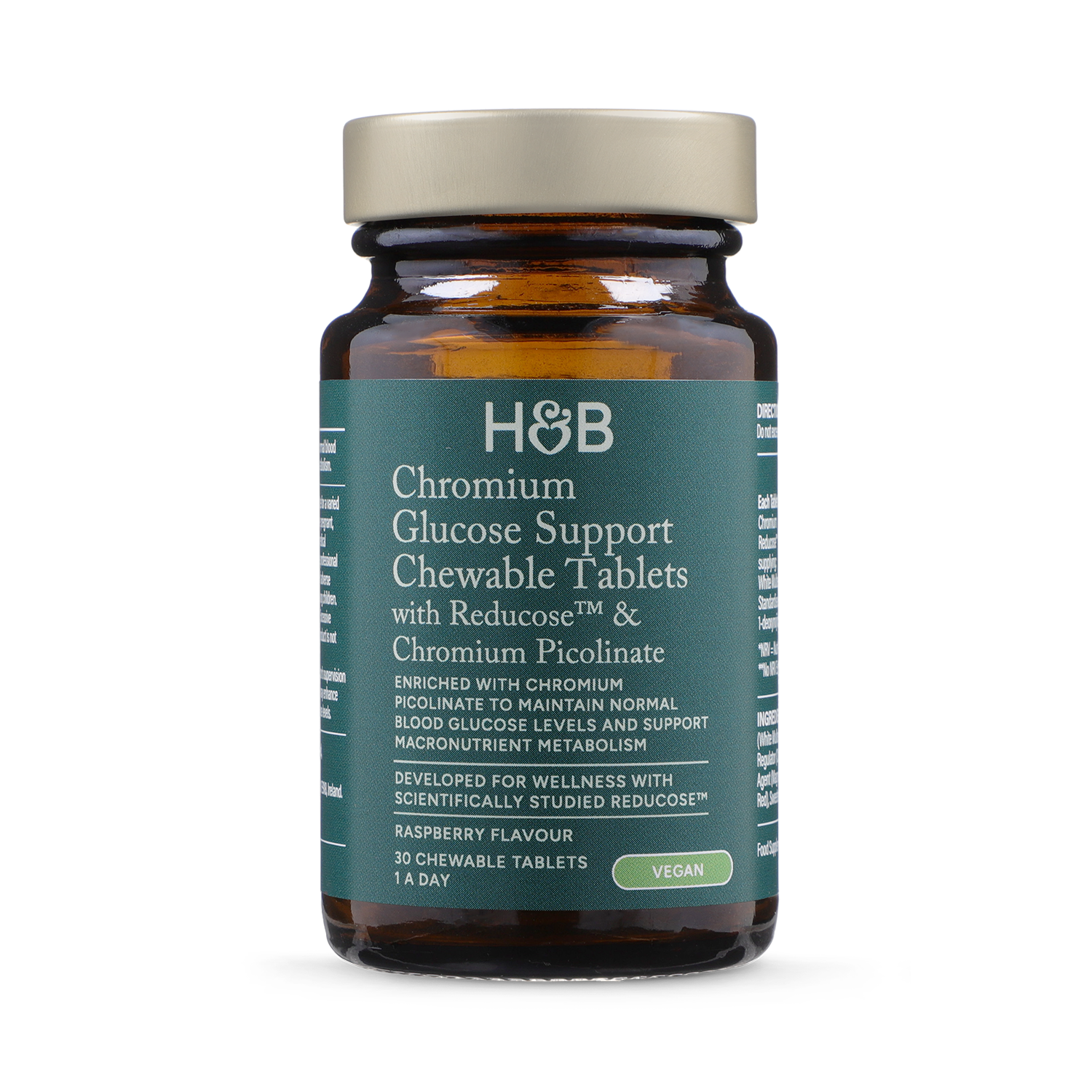 Holland & Barrett Chromium Glucose Support Chewable 30 Tablets