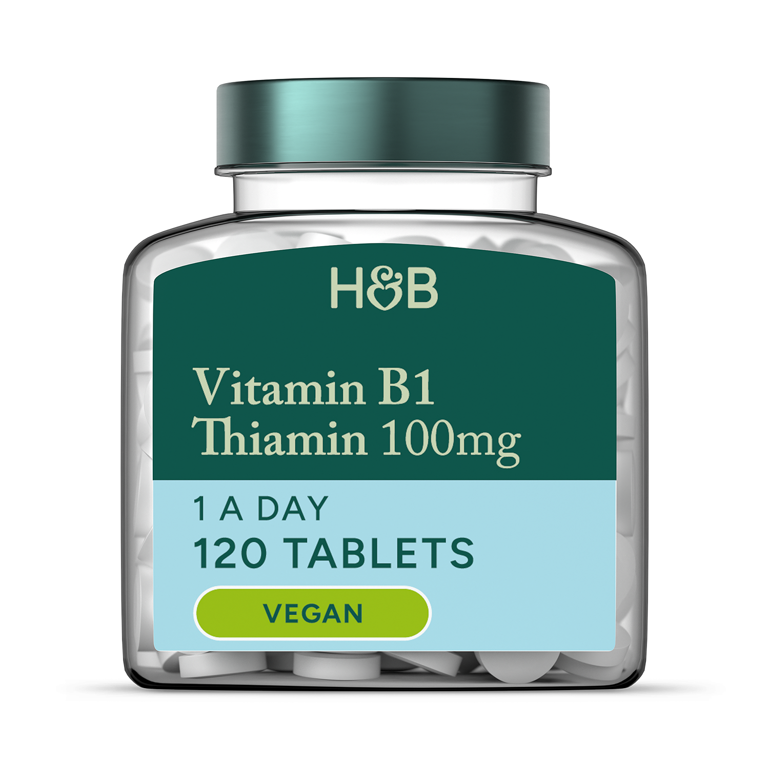 Holland & Barrett Vitamin B1 + Thiamine 100mg 120 Tablets