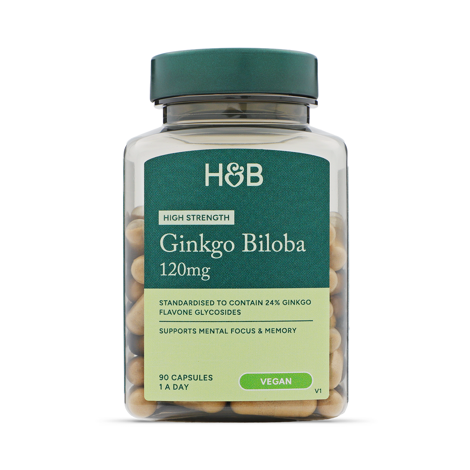 Holland & Barrett High Strength Ginkgo Biloba 120mg 90 Capsules