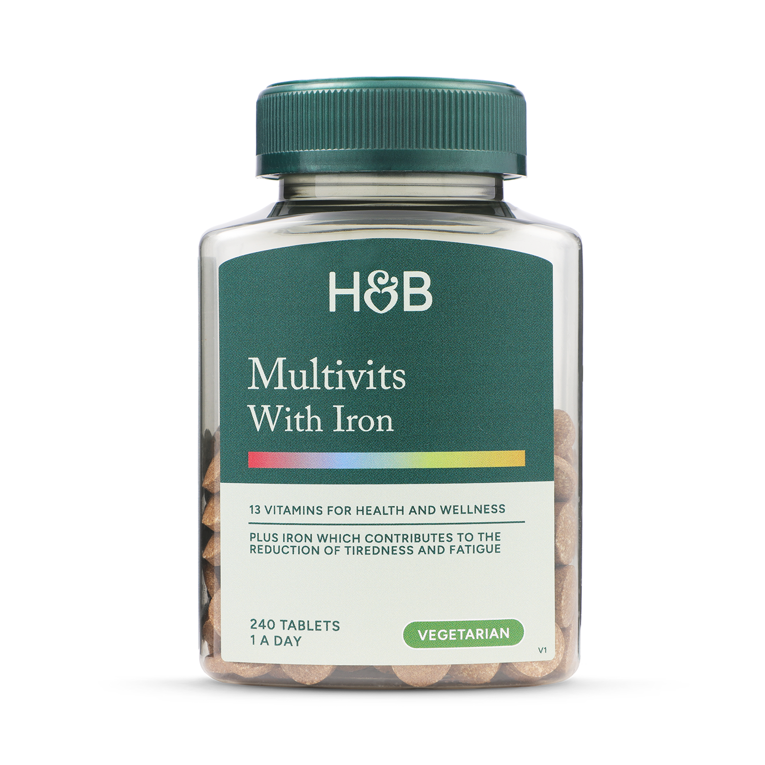 Holland & Barrett Multivitamins & Iron 240 Tablets