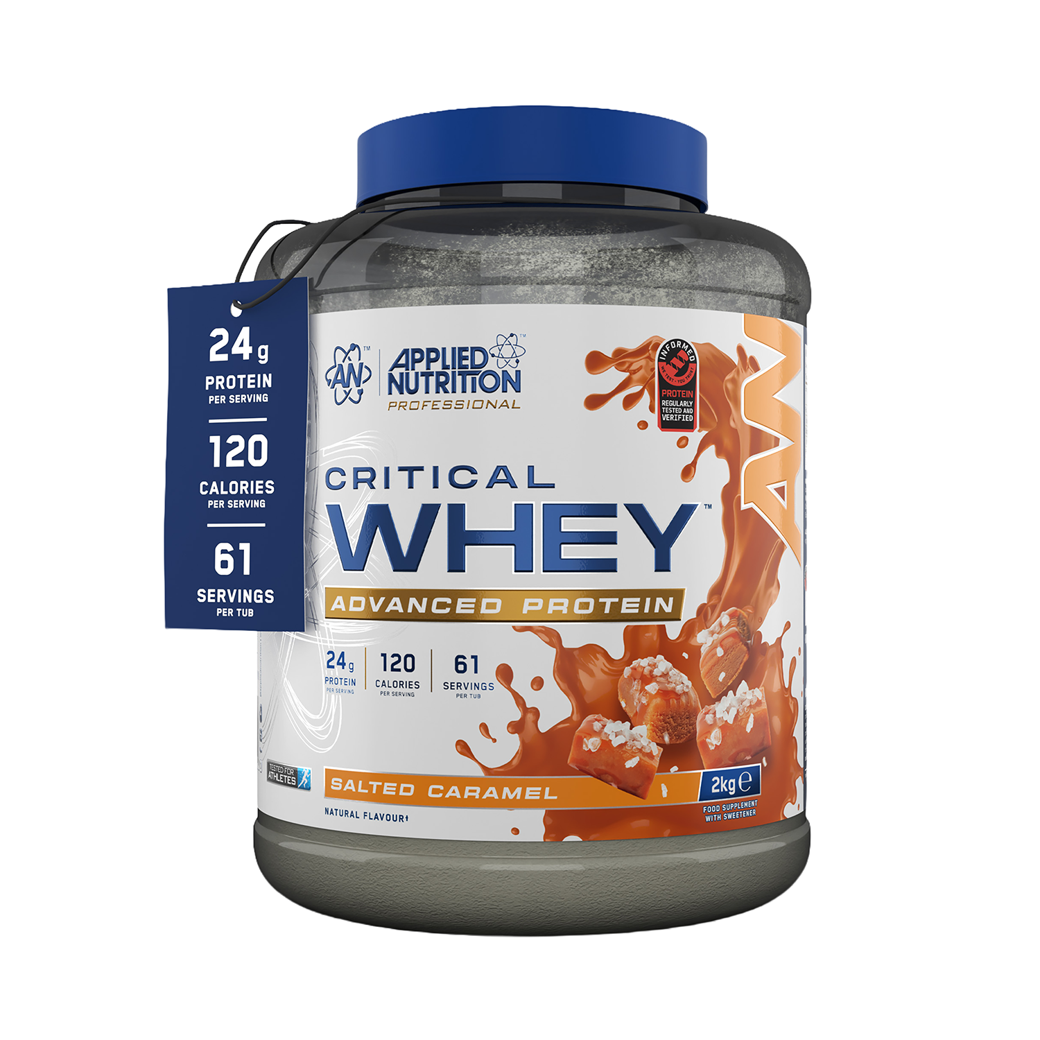Applied Nutrition Critical Whey Protein Salted Caramel 2kg (67 Servings)