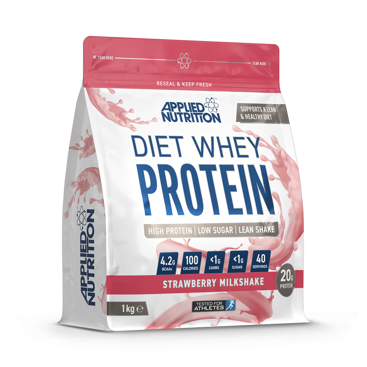 Applied Nutrition Diet Whey Protein Strawberry Milkshake 1kg