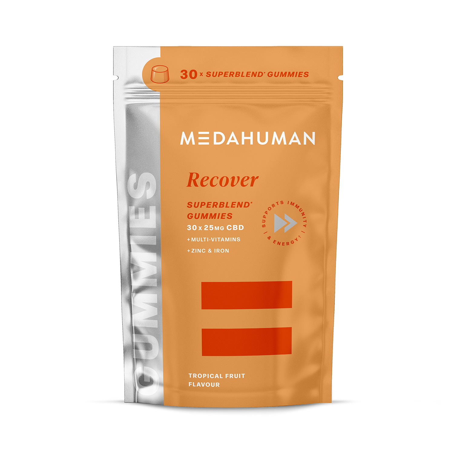 Medahuman Recover Superblend CBD Fruit Flavour 25mg 30 Gummies
