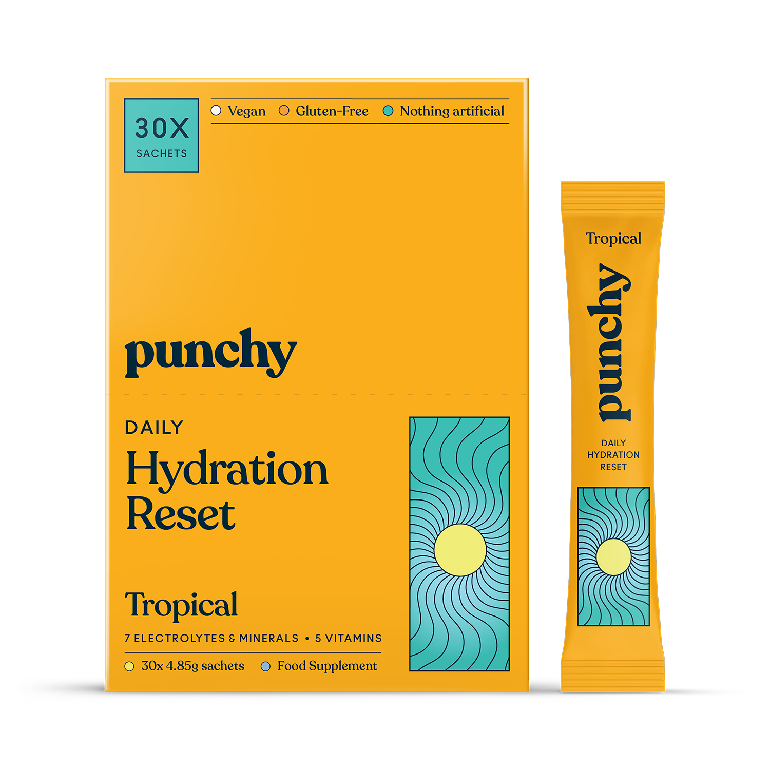 Punchy Daily Hydration Reset 30 Sachets