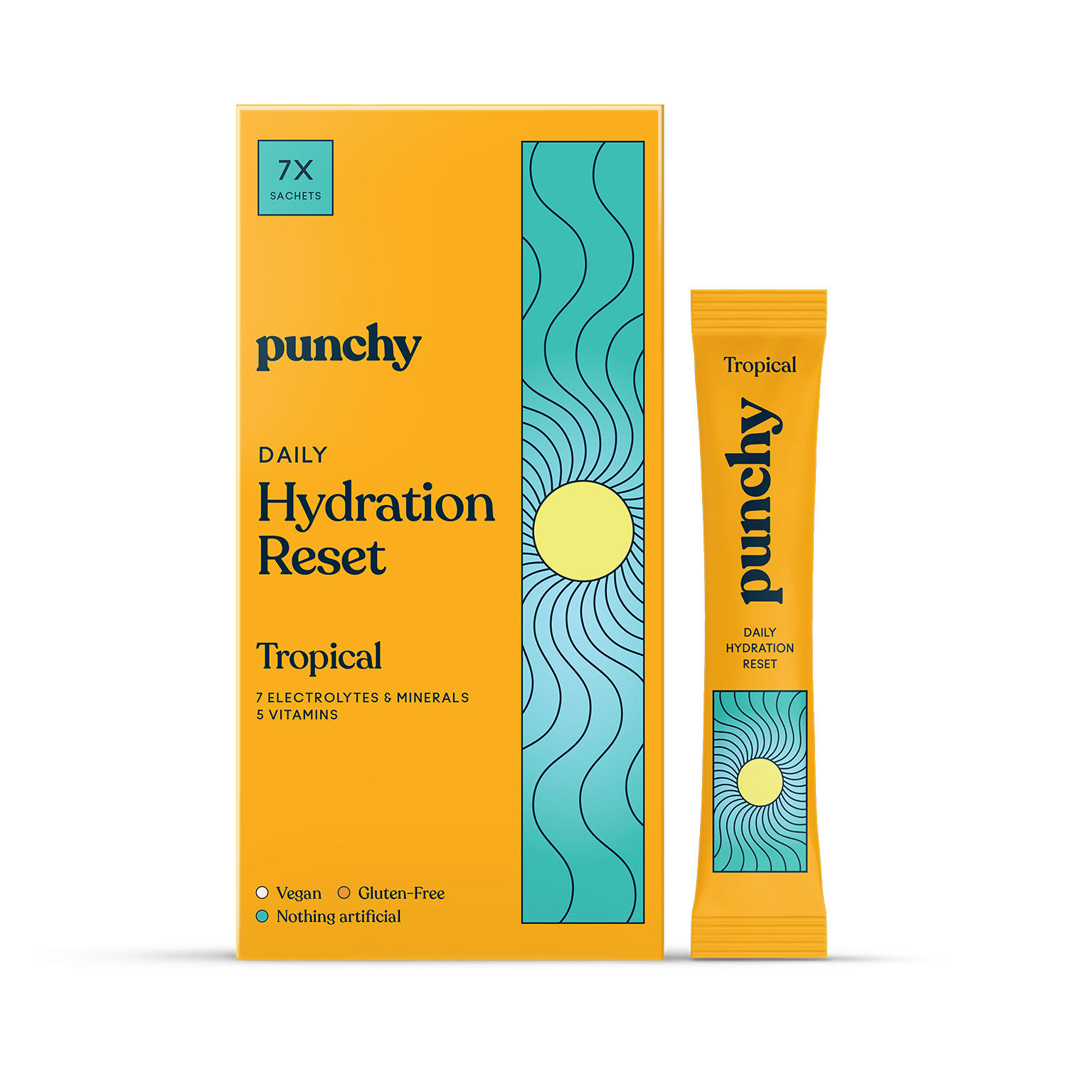 Punchy Daily Hydration Reset 7 Sachets