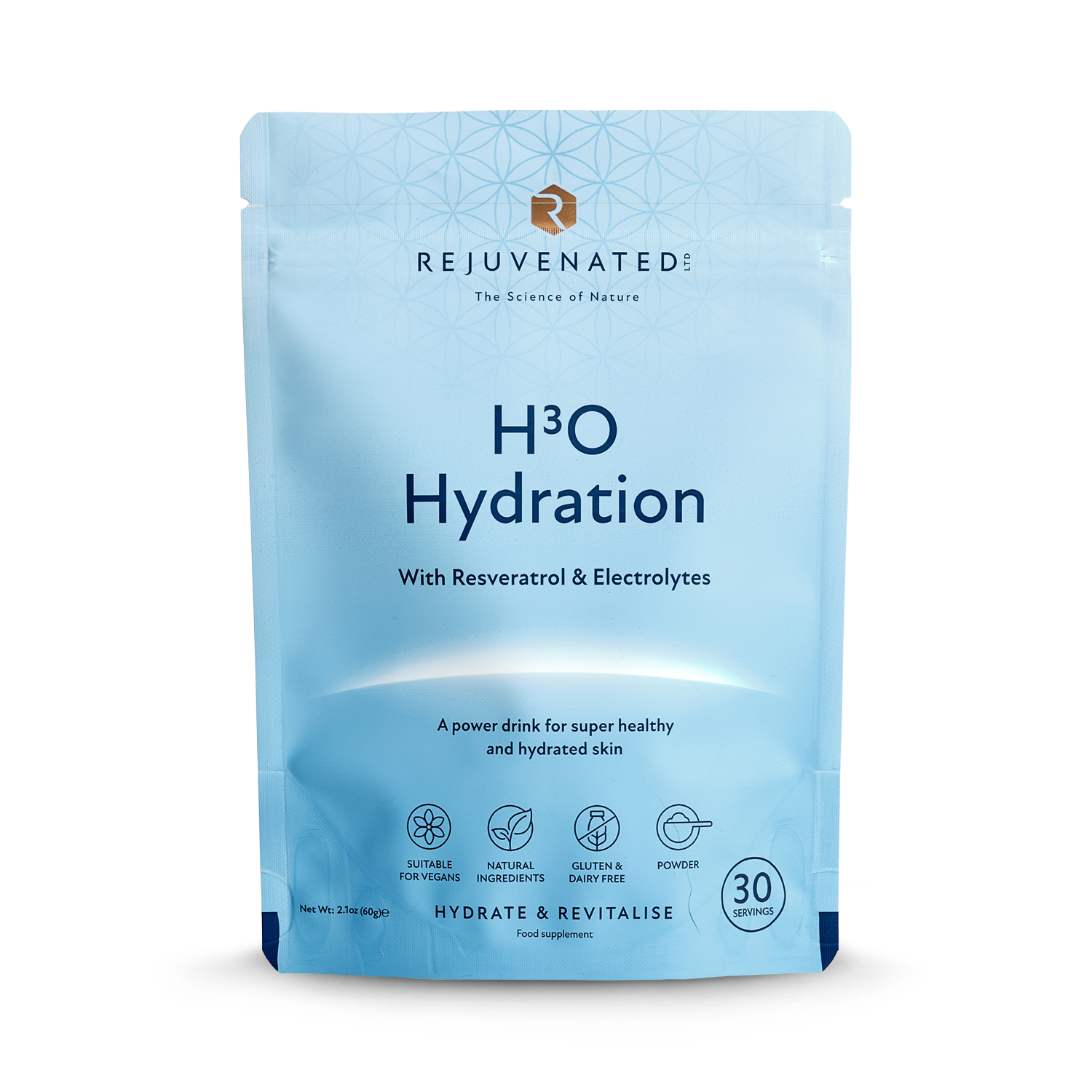 Rejuvenated H3O Hydration