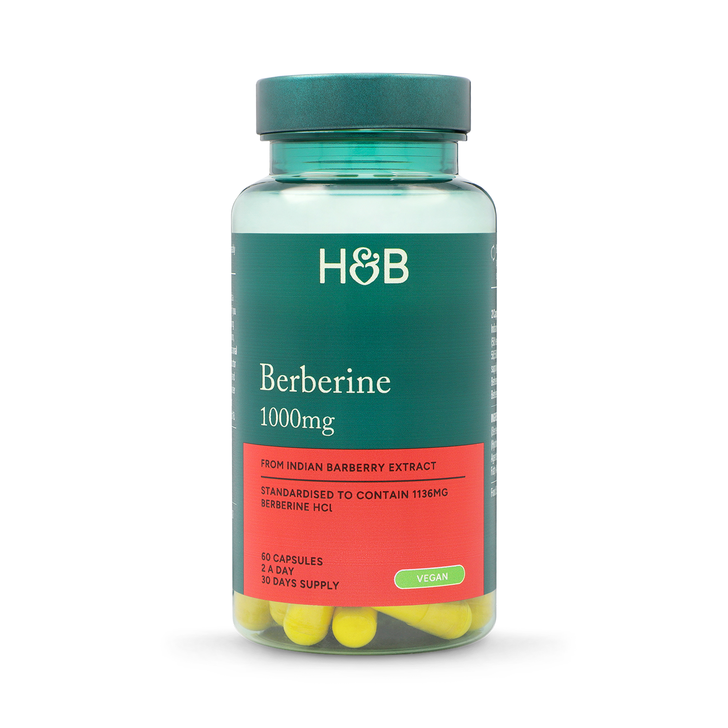 Holland & Barrett Berberine 1000mg 60 Capsules
