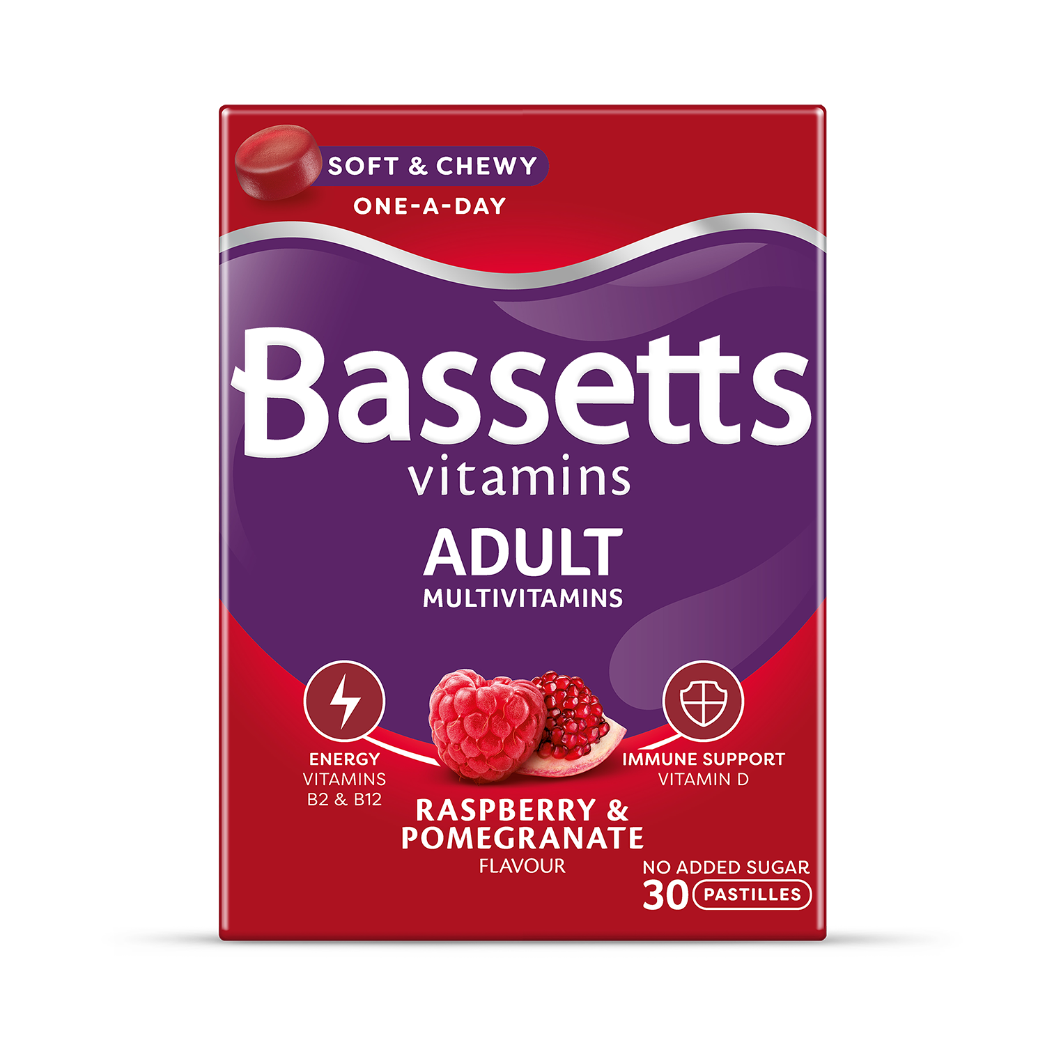 Bassetts Vitamins Adult Immune Support Multivitamins Orange Pomegranate 30 Pastilles 6100010753 - View #8