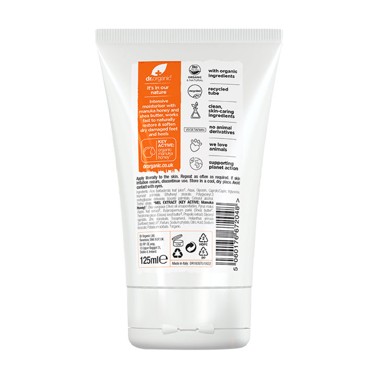 Dr Organic Manuka Honey Foot & Heel Cream Holland & Barrett