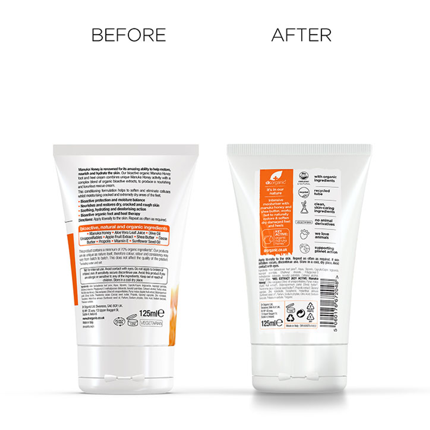 Dr Organic Manuka Honey Foot & Heel Cream Holland & Barrett