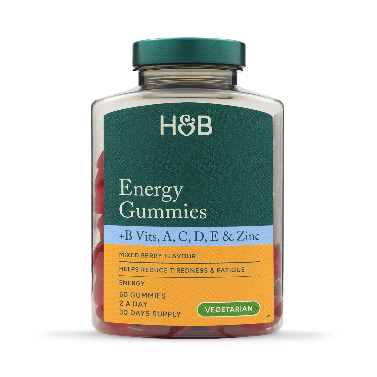 Holland & Barrett Vitamin B Complex Mixed Berry Flavour 60 Gummies
