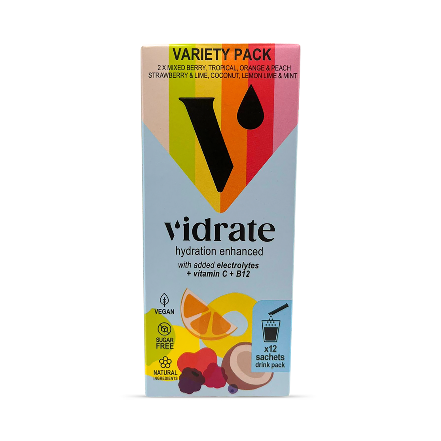 Vidrate Hydration Variety 12 Sachets