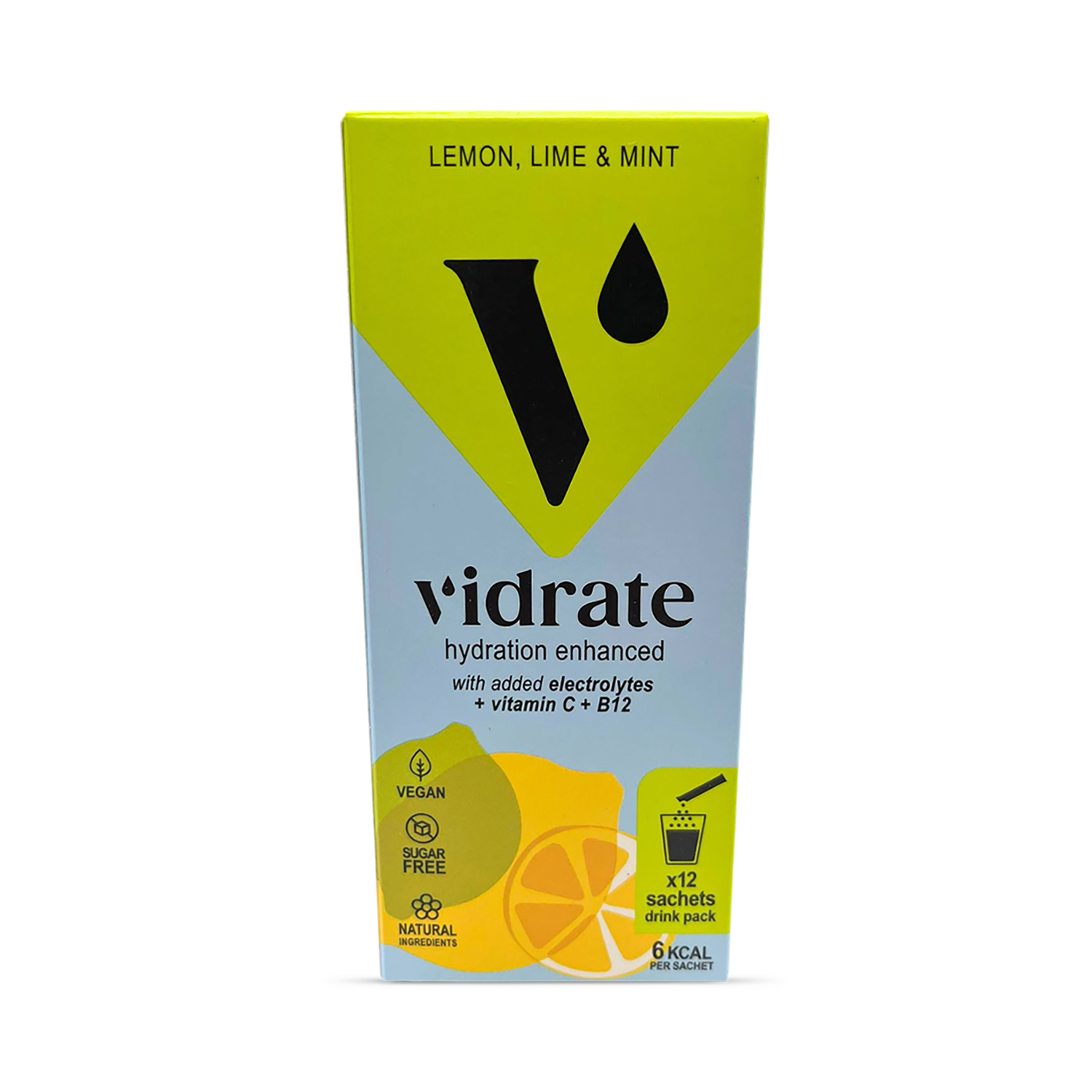 Vidrate Hydration Lemon Lime & Mint 12 Sachets