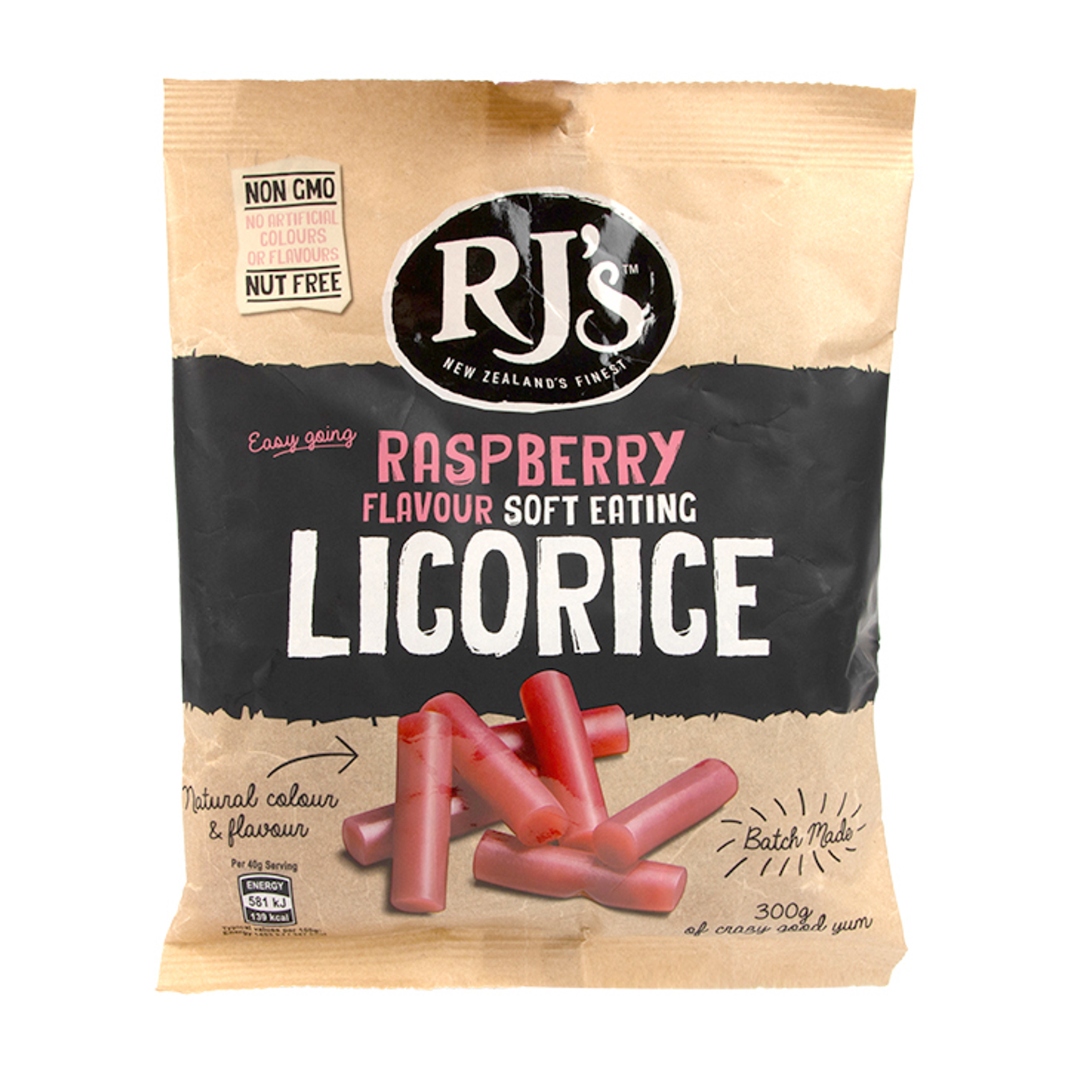 RJs Natural Licorice Raspberry Holland & Barrett