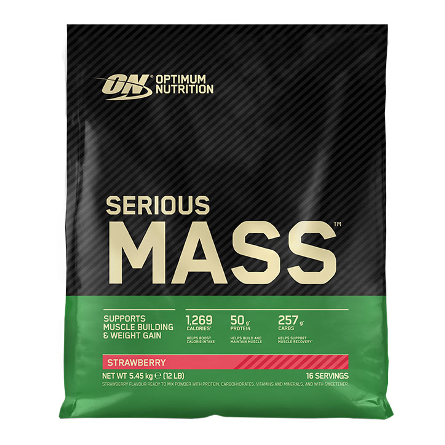 Optimum Nutrition Serious Mass Strawberry 5.4kg