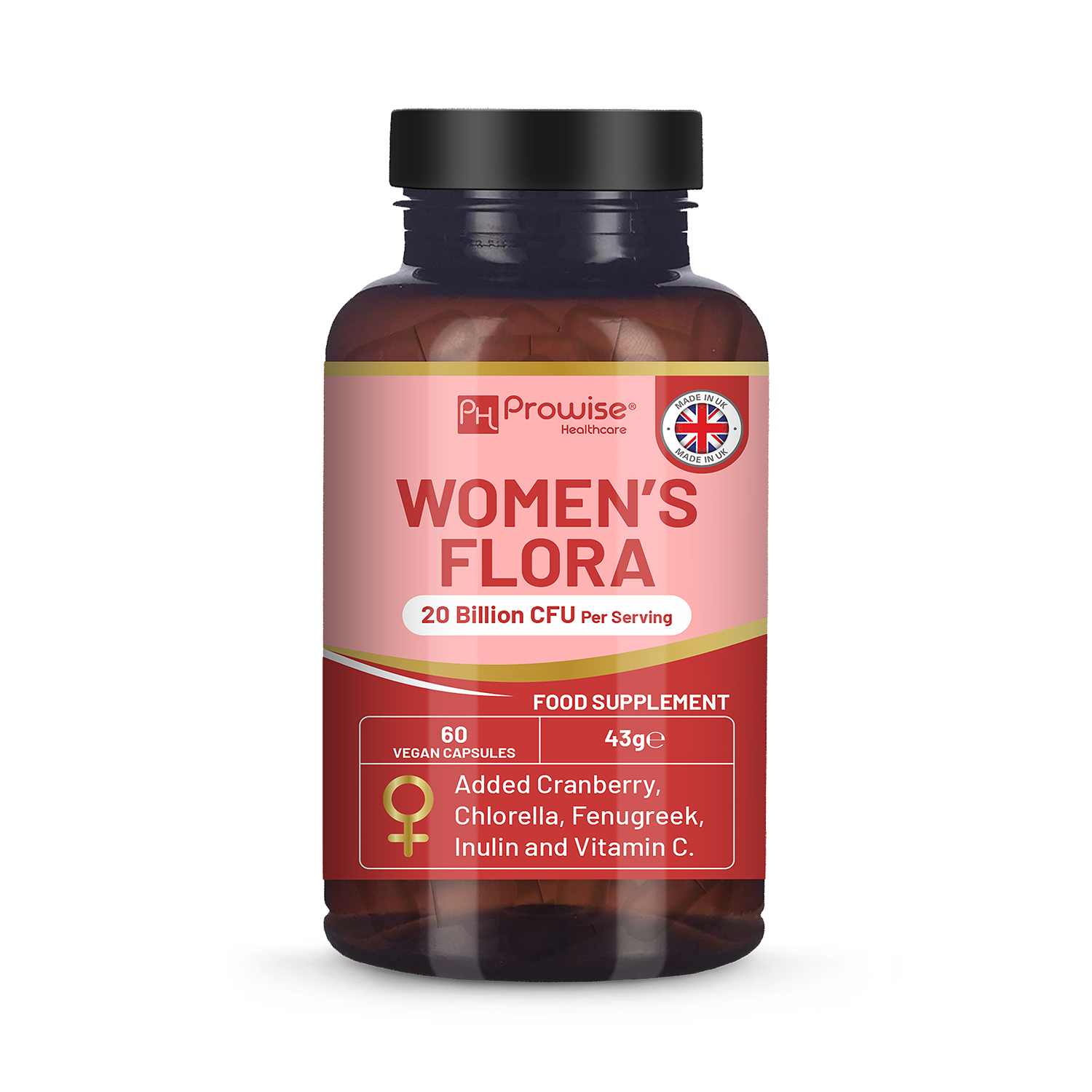 Prowise Healthcare Women's Flora Probiotic 60 Capsules