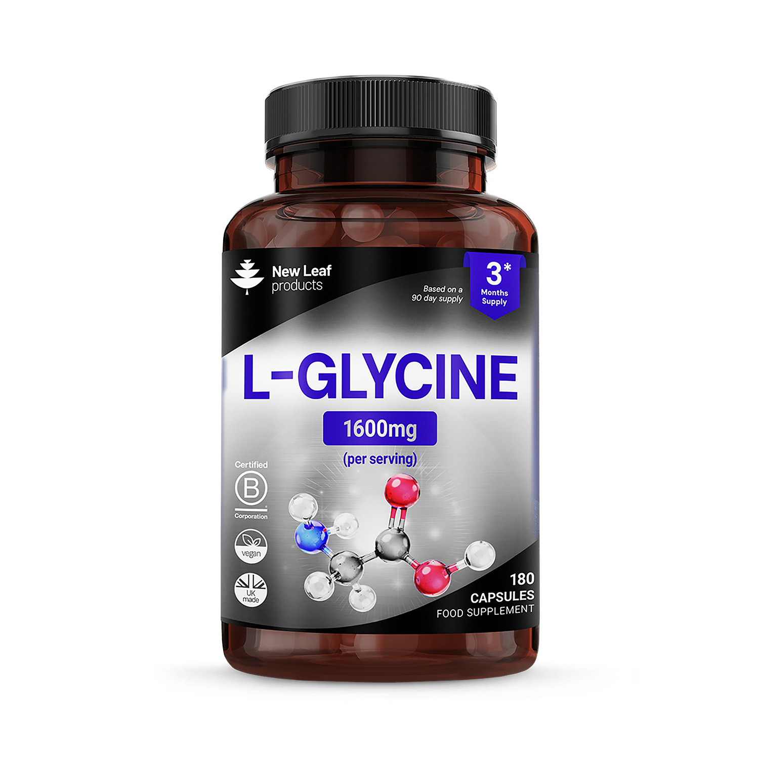 l glutathione holland and barrett L-Glutamine 500mg 100 Tablets New Leaf Products L-Glycine Capsules