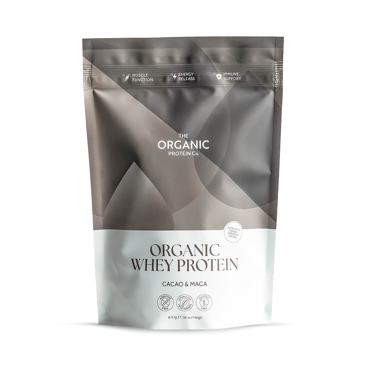 The Organic Protein Co. Organic Whey Protein Cacao & Maca 400 g