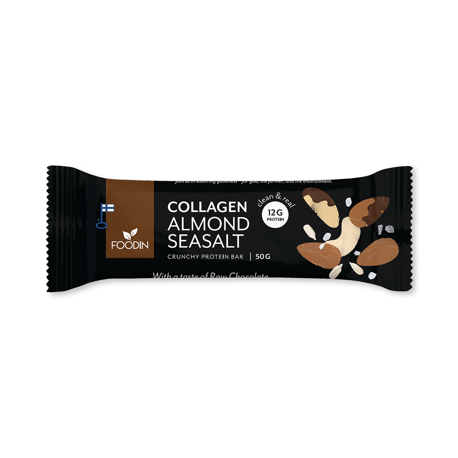 Collagen Protein Bar Almond Seasalt