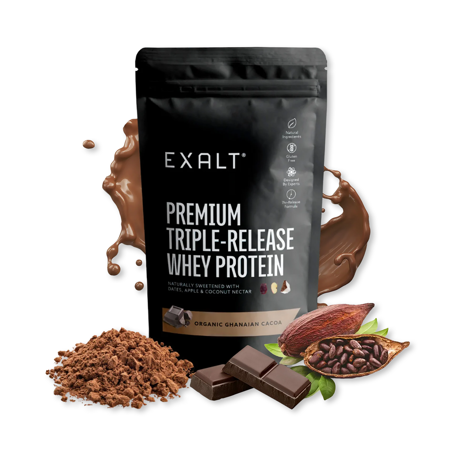 EXALT CACAO WHEY PROTEIN POWDER