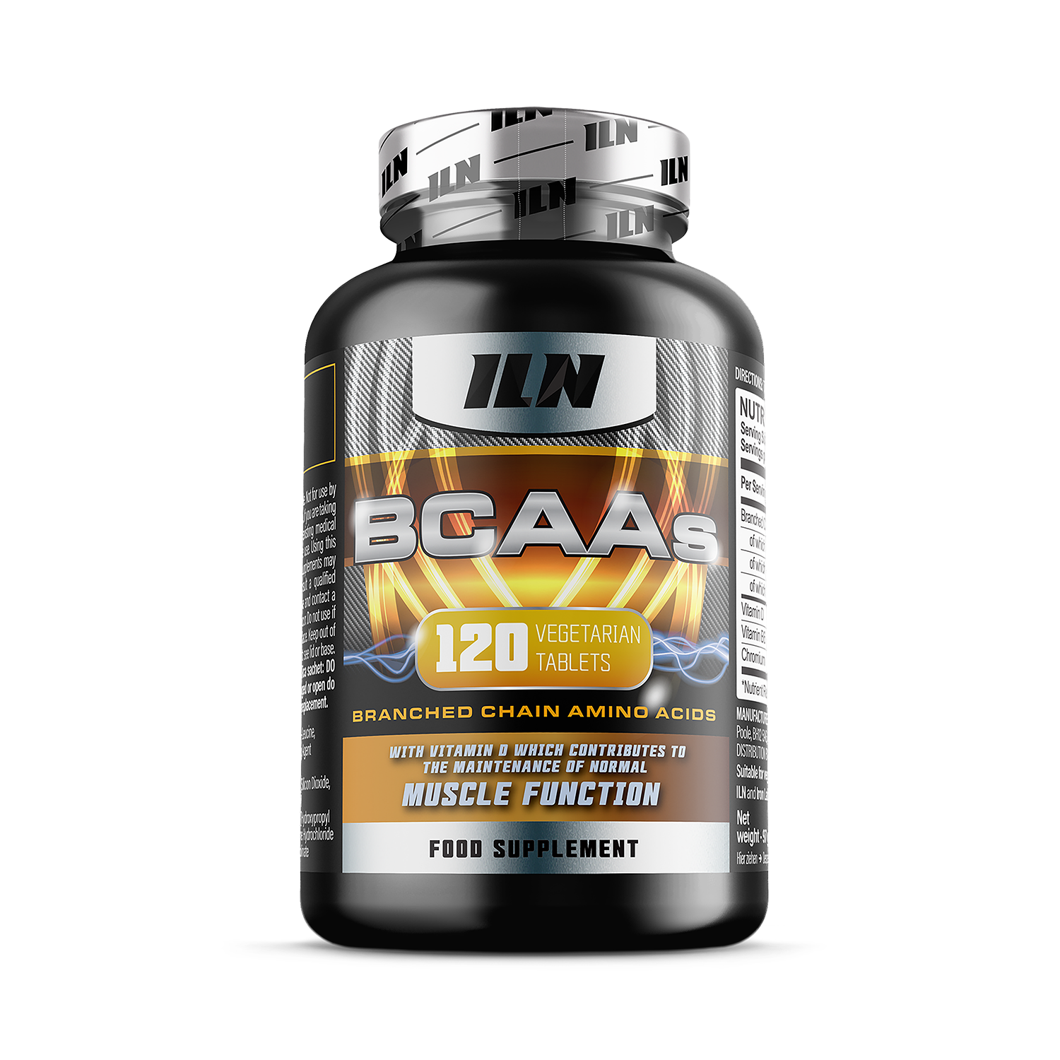 BCAA Tablets - 2,400mg per Serving - 120 Vegetarian Tablets
