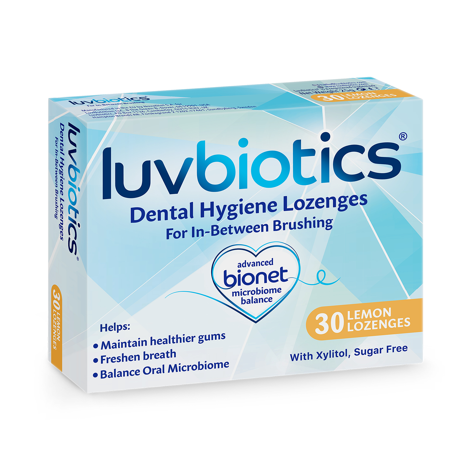 Probiotic Dental Lemon Lozenges