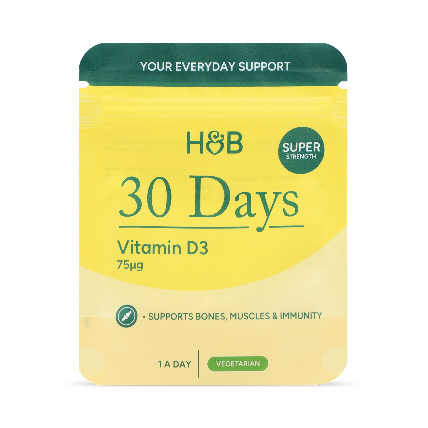 Holland & Barrett Vitamin D3 75ug 30 Days