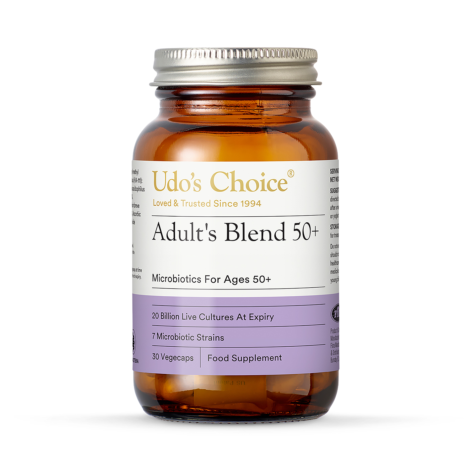 Udo's Choice Probiotics - Adult 50+ Blend - 30's