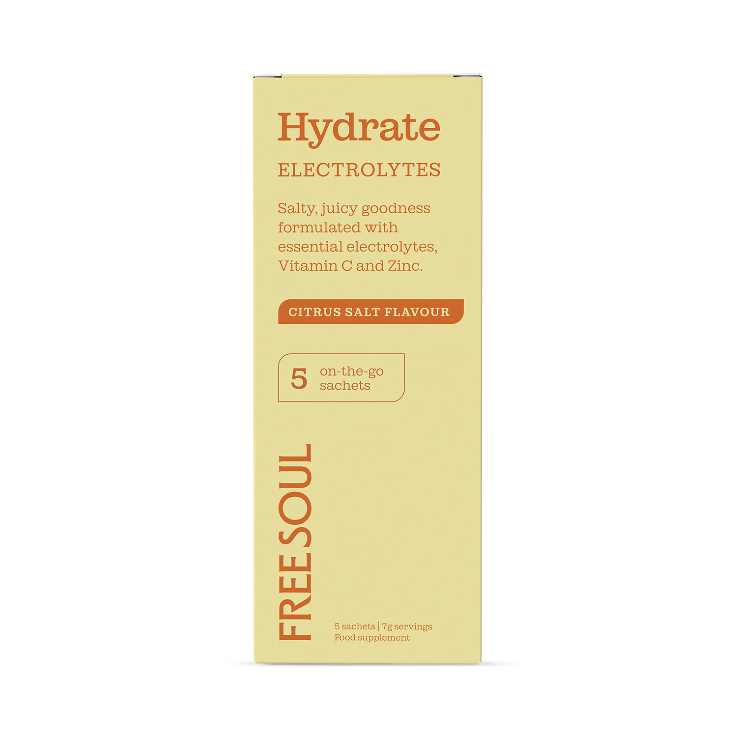 Free Soul Hydrate Electrolytes Sachets 5 Sachets