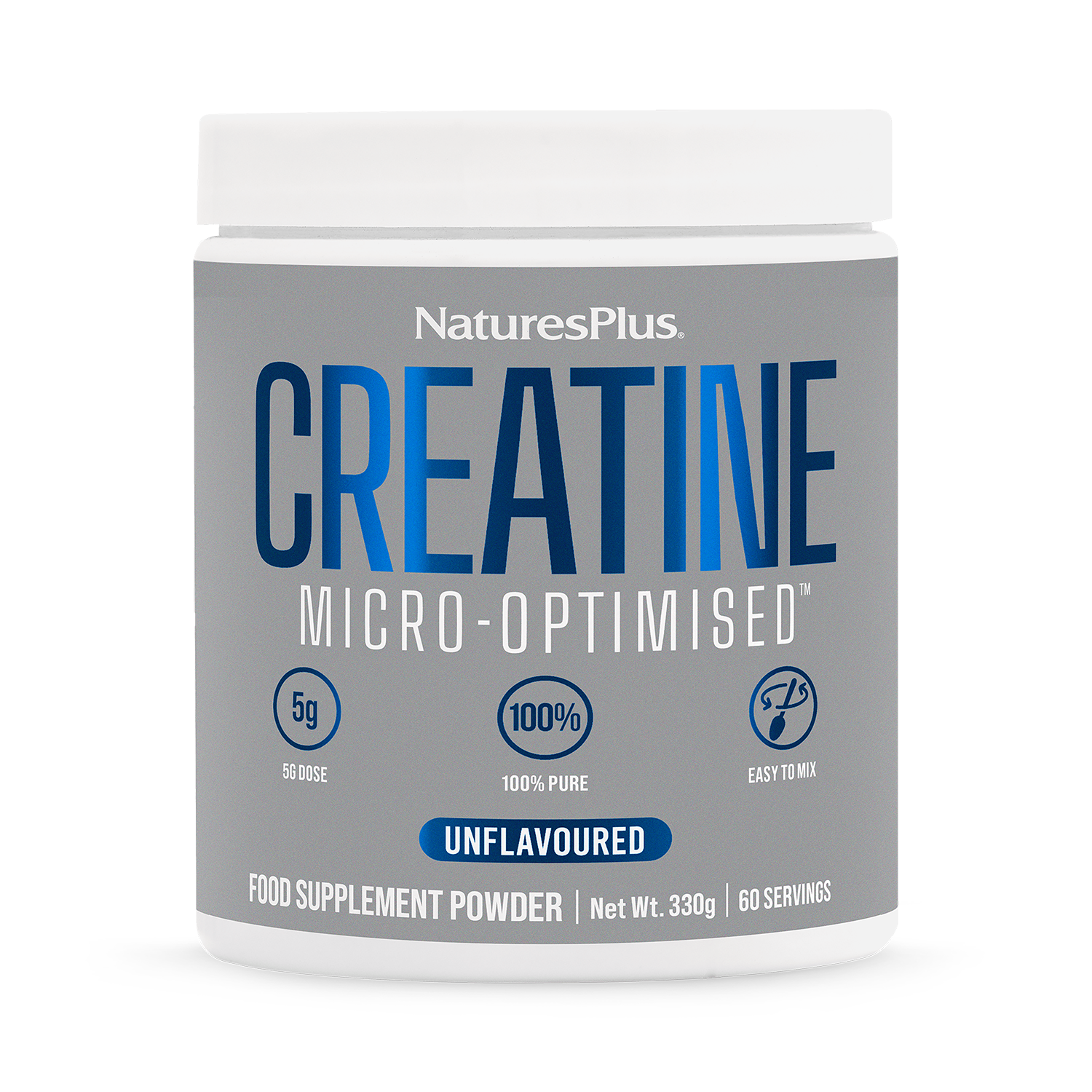 NaturesPlus Creatine Monohydrate Micro-Optimised ™ Powder