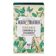 Heath & Heather Organic Camomile & Spearmint 20 Tea Bags