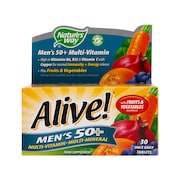 Nature's Way Alive! Men's 50+ Multi-Vitamin 30 Tablets