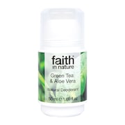 Faith Nature Green & Aloe Roll-On Deodorant 50ml | Holland Barrett