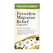 Holland & Barrett Feverfew Migraine Relief 30 Capsules 100mg