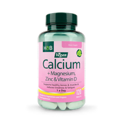 Holland & Barrett Vegan Calcium Magnesium Vitamin D & Zinc 120 Tablets