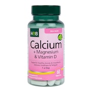 Holland & Barrett Calcium + Magnesium & Vitamin D 60 Tablets