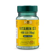 Holland & Barrett Vitamin D3 400 I.U. 10μg 120 Tablets